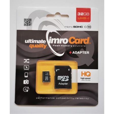 Card memorie microSD 32GB ImroCard Blister.